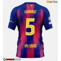 Moške Nogometnih dresov Barcelona Pau Cubarsi #5 Domači 2025-26 Kratki rokavi